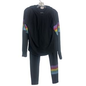 Sundry Sweatsuit.  Size XS. Rainbowcore.